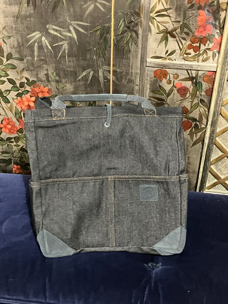 TOTE BAG - GRAY DENIM