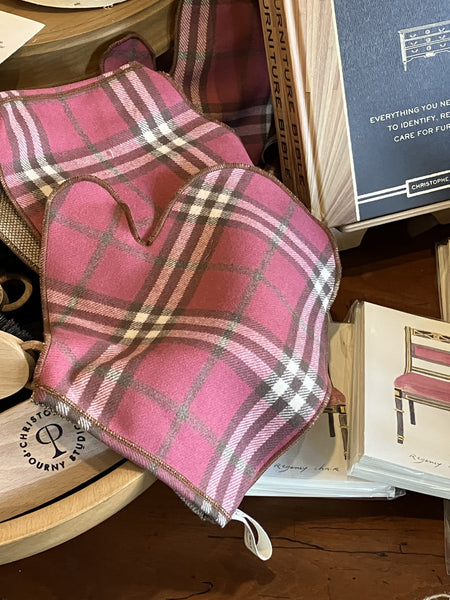 PLAID POLISHING MITT