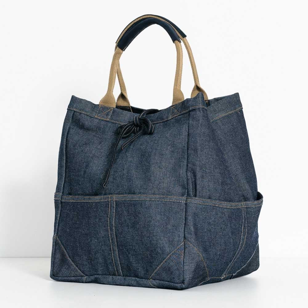 TOTE BAG - DENIM – Christophe Pourny Studio